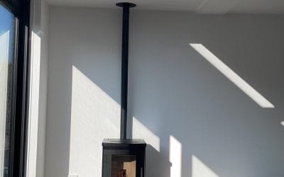 Pellet kachel Finn op sokkel