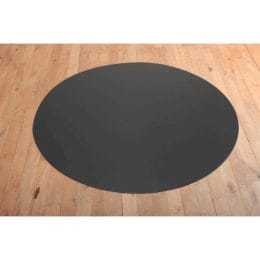 Stalen ronde vloerplaat 800mm Zwart
