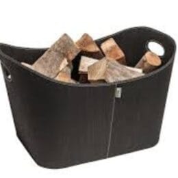 Aduro Houtmand zwart leder