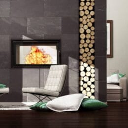 Nordic Fire Tunnel CV draaideur/draai liftdeur houtkachel