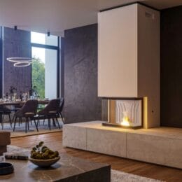 Nordic Fire Sienna 3-zijdig Inbouw pelletkachel