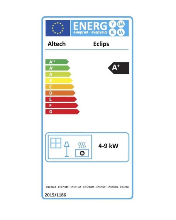 Altech Eclips Basis houtkachel - Afbeelding 2