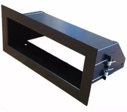 Convectie rooster 200 x 60 mm zwart