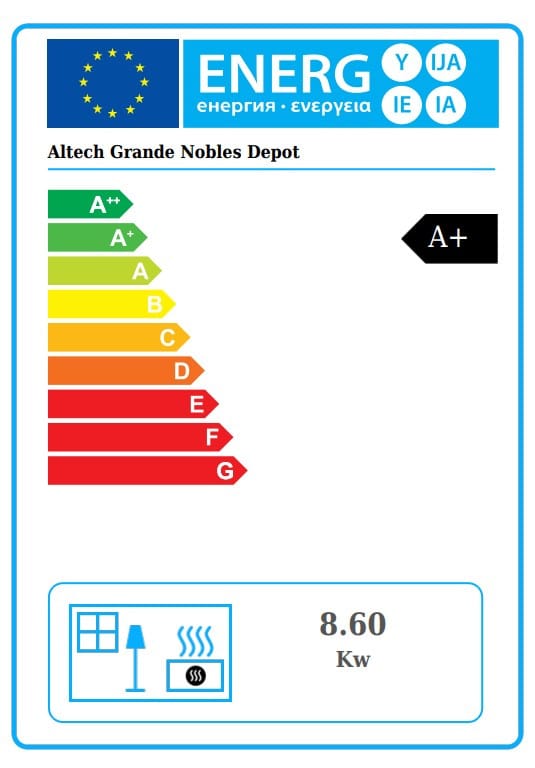 Altech Grande Nobles Depot Pelletkachel - Afbeelding 2