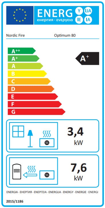 Nordic Fire Optimum CV Houtkachel - Afbeelding 2