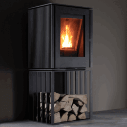 Trimline Woody loft pellet stalen rillen breed