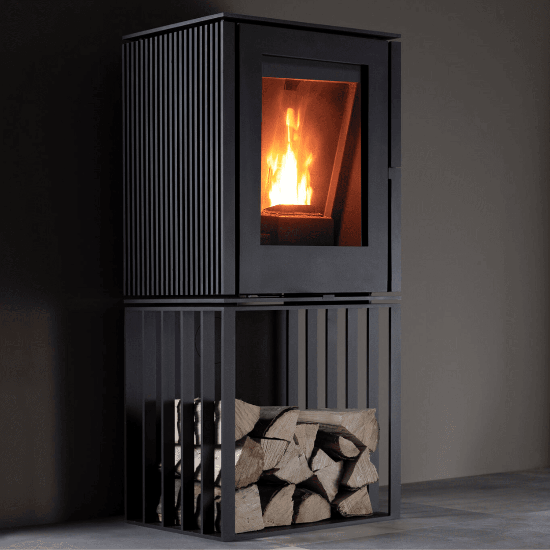 Trimline Woody loft pellet stalen rillen breed