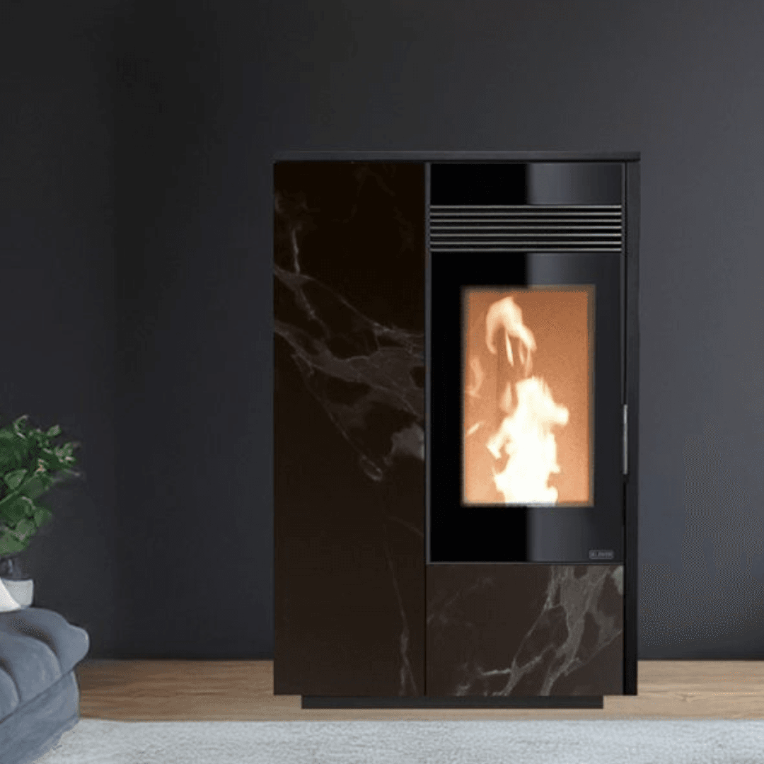 Klover Vertical 80 Air Stone Pelletkachel